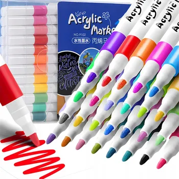 Fixy akrylové vícebarevné 60 ks