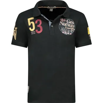 Pánské tričko Tričko Geographical Norway Schwarz 366221 M
