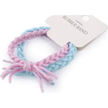 Ozdoba do vlasů Gumičky do vlasů / náramky splétané sada, barva 2 mix