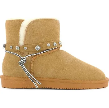 Dámské kozačky Boty NICEBAY Hellbraun 9822953 38