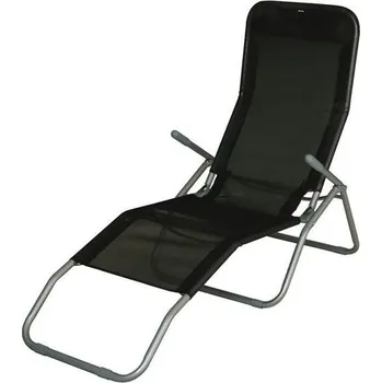 Zahradní lehátko Lehátko JAMAICA, černá, 140x60x95 cm