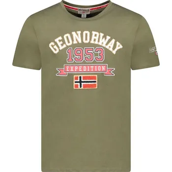 Oblečení a móda Tričko Geographical Norway Khaki 436651 128