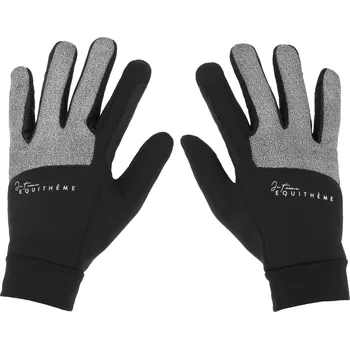 Jezdecké rukavice EQUITHÈME Rukavice jezdecké Juliette Je t'aime Equithème, zimní, noir/strass M