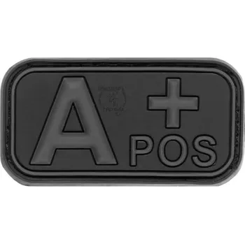 Nášivka Gumová nášivka Jackets to Go krev A POS - šedá