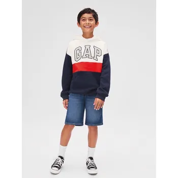Chlapecká mikina GAP Dunkelblau/ Weiß/ Rot 977558 116