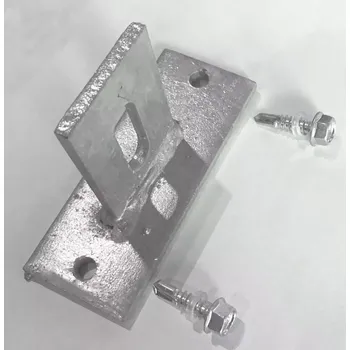 Držáky plotu 40x60mm + samořezné šroubky (1set = 4 držáky)