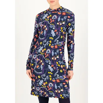 Dámské šaty Šaty Blutsgeschwister Blau/ Bunt 301475 XS