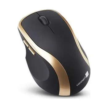 Počítač CONNECT IT bezdrátová laserová myš WM2200, (+ 2x AAA baterie zdarma), zlatá