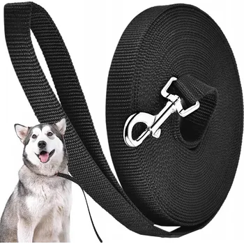 Vodítko pro psa Vodítko Zoo Plum tradiční černé PVC 10 m