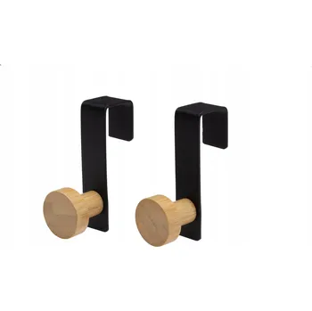 Věšák Háček bez vrtání Galicja černý