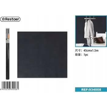 Tapeta Tapeta Samolepicí Černá 45CM x 1.5M Vysoká Kvalita