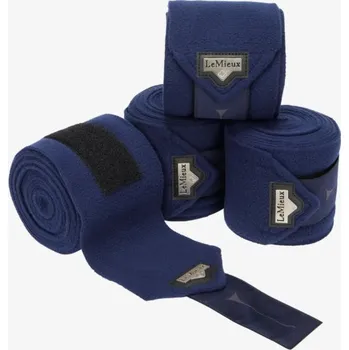 Ochrana nohy a ocasu LeMieux Bandáže fleecové Polo LeMieux, 4 ks, 2,4 m/3,8 m, navy FULL