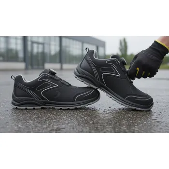 Pracovní obuv SAFETY JOGGER Polobotky CADOR SPIN S3 ESD, SR, SC, FO Velikost 39 (UK-6) černá