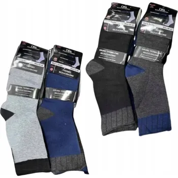 Pánské ponožky Sada 4 párů - Beztlakové Termo Ponožky 40-43; 43-46