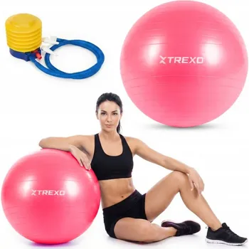 Gymnastický míč TREXO TXO-B4Z007-PK Gymnastický míč 55 cm Růžový