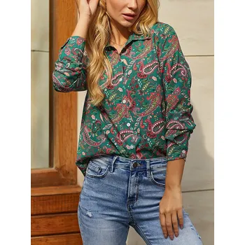 Dámská košile Košile Milan Kiss Grün 2712672 L