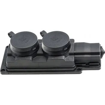 Elektrická zásuvka Elektrická prodlužovací lišta rozbočka Pawbol černá