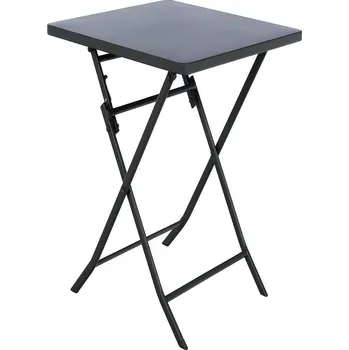 Zahradní stůl Kovový skládací stůl SUNNY 70x70 cm (antracit)