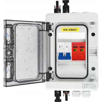 PV ROZVADĚČ S POJISTKOU PRO FOTOVOLTAIKU 1000V DC S PŘEPĚŤOVOU OCHRANOU