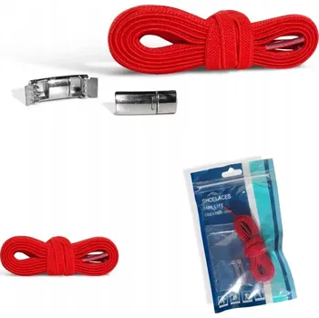 Tkaničky do bot Kaps tkaničky červené, délka 100 cm