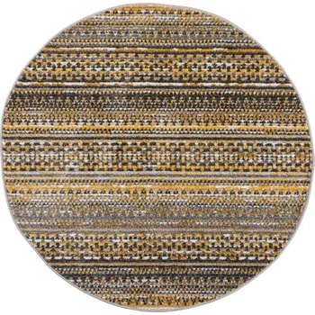 Koberec Kusový koberec Santiago Camino Yellow kruh 140x140 (průměr) kruh cm