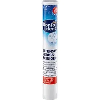 Péče o zubní náhradu Dontodent čisticí tablety na zubní protézy 30 ks DE