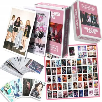 Obraz BLACKPINK 55 SZT KARTEK LOMO GADŻETY Z POCZTÓWKAMI ZABIJ TĘ MIŁOŚĆ