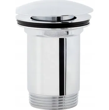 Sifon Klik-klak zátka do umyvadla s přepadem, kulatý, chromová Omnires A706CR