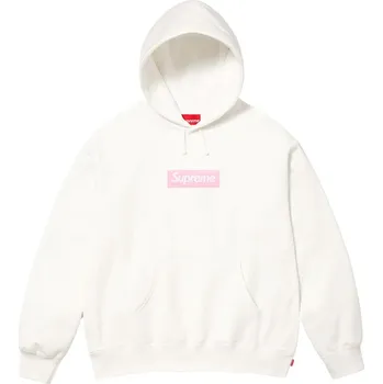Pánská móda Supreme Box Logo Hooded Sweatshirt White (FW25) EU: S