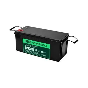 Záložní baterie Greencell AGM VRLA 12V 175Ah Bezúdržbová baterie pro lodě, fotovoltaiku, solární panely (5 (AGM12V175AH-H)
