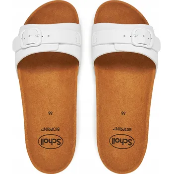 Pracovní oblečení Nazouváky dámské Scholl Ginni Wide Med bílé 36 EU