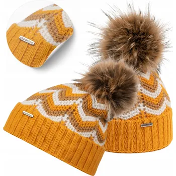 Čepice Zimní čepice Brødrene žlutá, univerzální velikost