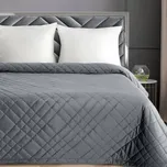 Přehoz na postel FIONA tmavě šedá 220x240 cm Mybesthome