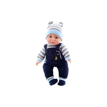 Panenka Miminko zvukové 30 cm chlapeček tmavý obleček
