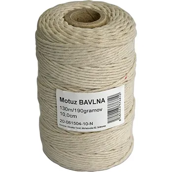 Příze Motuz Cotton 04 130 m/190 g, TubePack