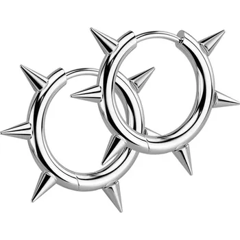 Náušnice Šperky4U Ocelové náušnice s hroty - OPN2016-ST