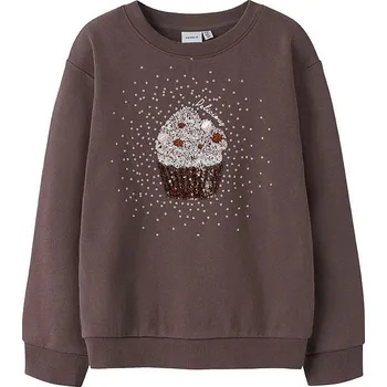 Dívčí mikina name it Braun 7702567 146