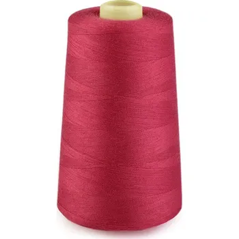 Nit Polyesterové nitě pro overlocky i klasické šití návin 5000 yards PES 40/2, malé, 567 Tango Red