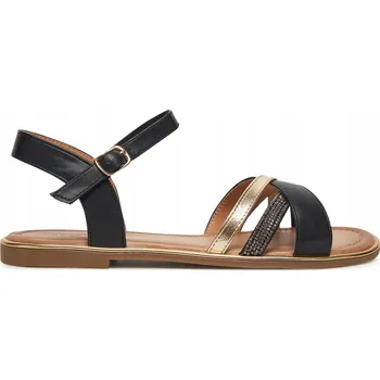 Dámské sandále Clara Barson dámské sandály WS5551-7A s plochým podpatkem, velikost 38