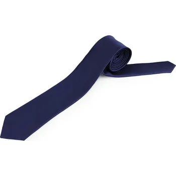 Kravata Kravata jednobarevná mikrovlákno, velké, 3 modrá tmavá