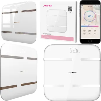 Osobní váha Elektronická analytická koupelnová váha BMI Měření tuku a vody JUMPER