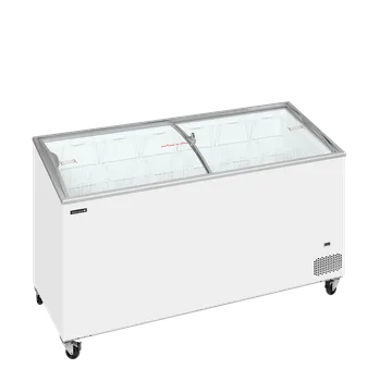 Mraznička TEFCOLD Pultová mraznička prosklené oblé víkoIC502SCEB