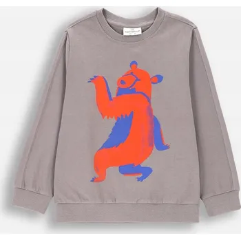 Chlapecké tričko Chlapecké tričko s medvídkem šedé T-Shirt Dlouhý rukáv 110 Coccodrillo ZC4