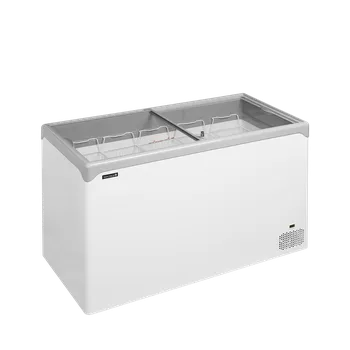 Mraznička TEFCOLD Pultová mraznička prosklené rovné víkoNIC402SC