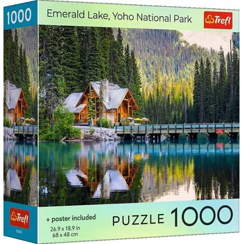 TREFL PUZZLE USA Collection: Smaragdové jezero, Národní park Yoho 1000 dílků