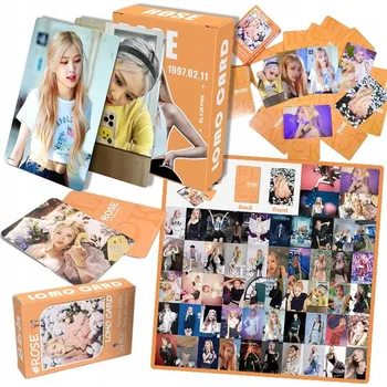 Obraz 55 KART NOWY IDOL ALBUM PLAKATÓW ZDJĘĆ KART ZESTAW LOMO BLACKPINK ROSE
