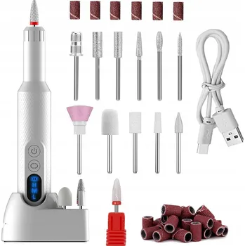 PROFESIONÁLNÍ BRUSKA NA NEHTY MANIKÚRA SADA 20000RPM BEZDRÁTOVÁ