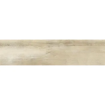 Dlažba RAKO Saloon DCPVD746 schodovka béžová 30x120 cm