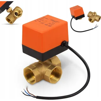 Ventil 3cestný zónový ventil elektrický kulový kohout kulový kohout s motorem