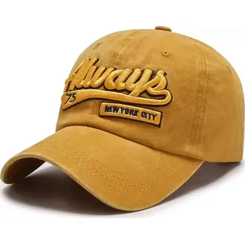 Kšiltovka ANG-E Bavlněná Kšiltovka Always New York Žlutá